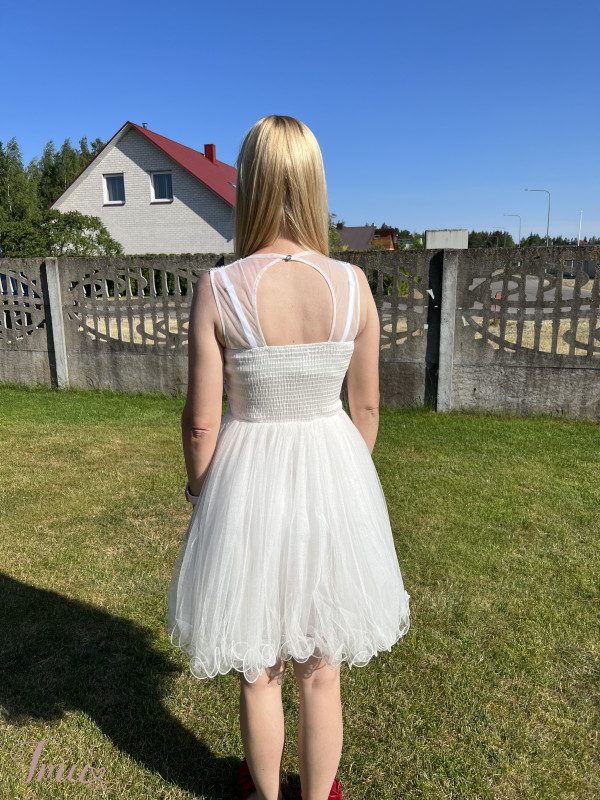 imusau.lt | parduodama Balta puošni suknelė