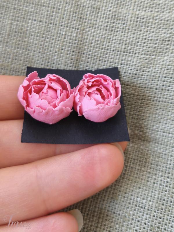 imusau.lt | parduodama Auskarai ružavi bijūnai