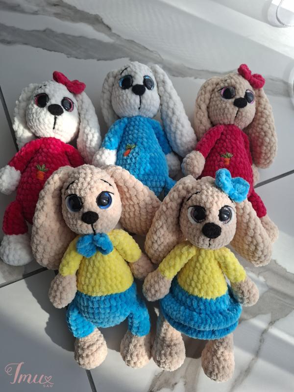 imusau.lt | parduodama Rankų darbo nerti kiškučiai