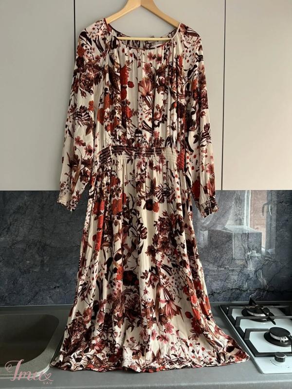 imusau.lt | listing H*M miela prie kuno grazi suknele - 13eu 46\48d - krut 125, liemo 92-130, klub 152, ilgis 130cm, viscosa