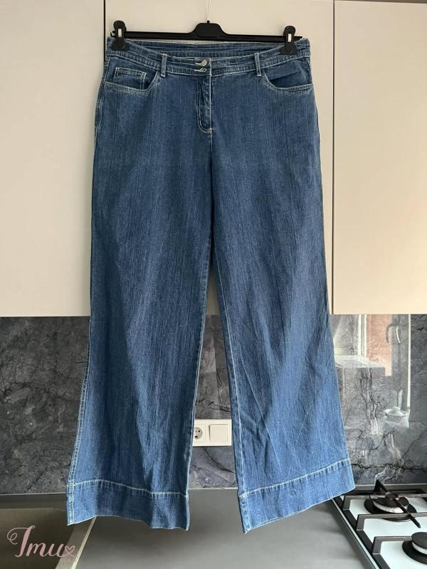 imusau.lt | parduodama PLACIOS , auksta liemo, stilingi dzinsukai - 8eu 46d - liemo 98-108, klub 114-130, ilgis 111cm, coton\elast