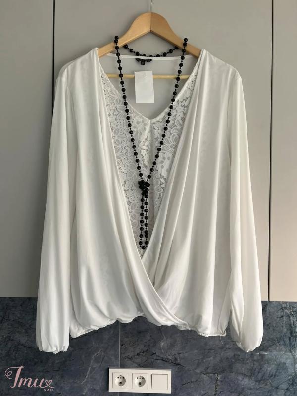 imusau.lt | parduodama Puosni bluzkute , karta vilk - 8eu 48d - krut 120++, klub 123++, ilgis 70cm, terylen\elast