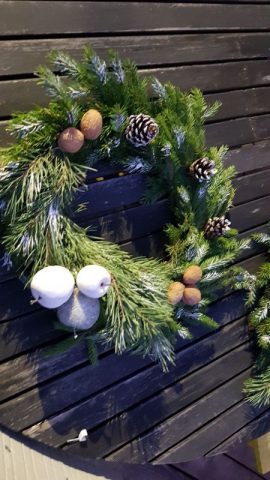 imusau.lt | parduodama Kalėdinis rankų darbo vainikas