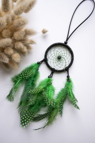 imusau.lt | parduodama Nedidelė juoda žalia sapnų gaudyklė