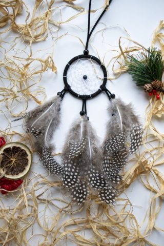 imusau.lt | parduodama Nedidelė juoda balta sapnų gaudyklė