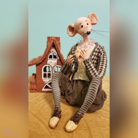 imusau.lt | listing Autorinė lėlė Peliukas lindyhopo šokėjas