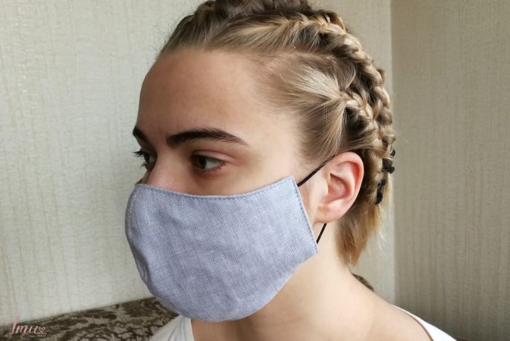 imusau.lt | parduodama Lininė kaukė veidui (3 sluoksnių)