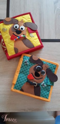 imusau.lt | parduodama Rankų darbo lavinamoji knygelė "Šuniukas"