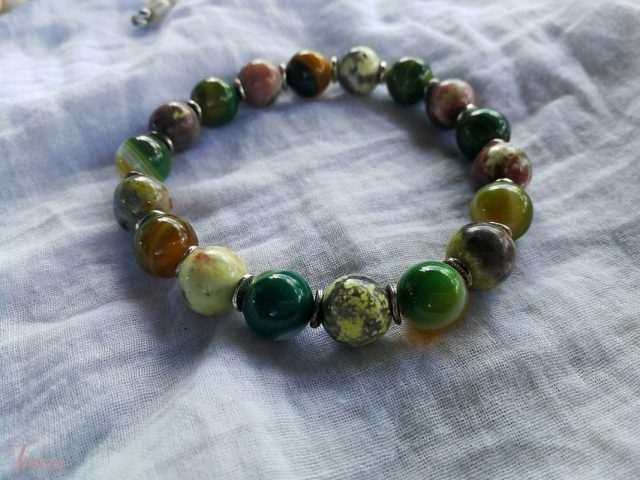 imusau.lt | parduodama Agato ir jaspio apyrankė