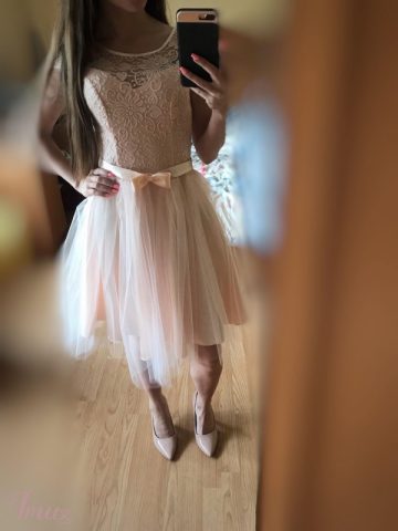 imusau.lt | parduodama nėriniuota, tiulinė suknelė