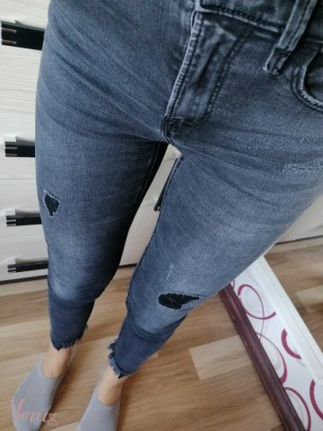 imusau.lt | parduodama Stradivarius pilki džinsai