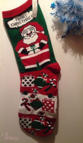 imusau.lt | parduodama Nauja didžiulė ~90cm megzta kalėdinė kojinė Kalėdoms (Kalėdų Senelio dovanoms)