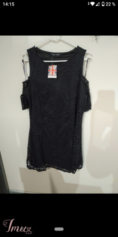 imusau.lt | parduodama Nėriniuota juoda suknelė