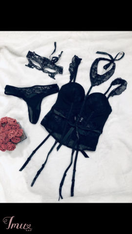 imusau.lt | parduodama Juodas korsetas - naktiniai