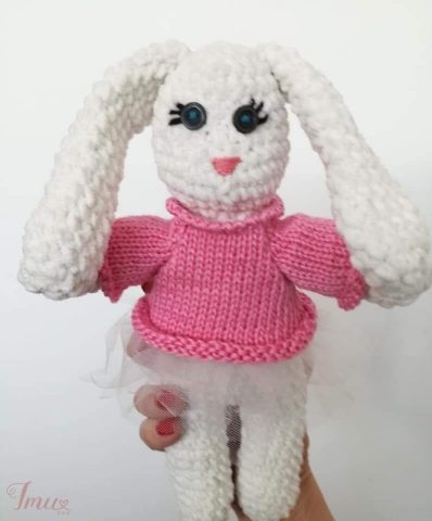 imusau.lt | parduodama Rankų darbo nertas zuikis