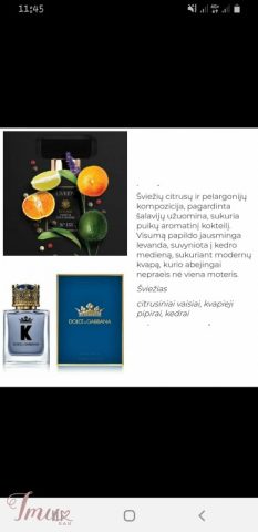 imusau.lt | parduodama Vyriški kvepalai