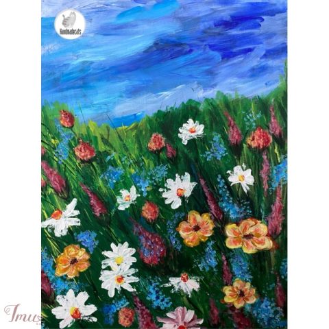 imusau.lt | parduodama “Ramunėlės” tapytas paveikslas