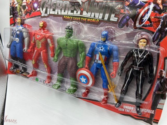 imusau.lt | parduodama Super herojų figūrėlių rinkinys "Heroes Unite"