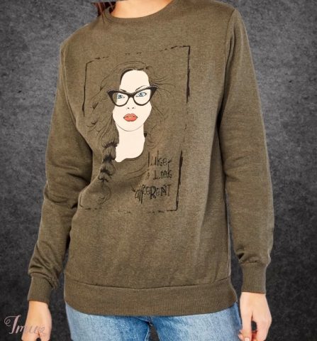 imusau.lt | parduodama Chaki spalvos megztinis