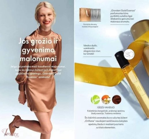 imusau.lt | parduodama Tualetinis vanduo Giordani Gold mini 8 ml
