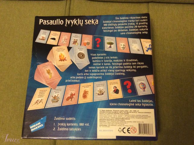 imusau.lt | parduodama Stalo žaidimas “Pasaulio įvykiu seka,,.
