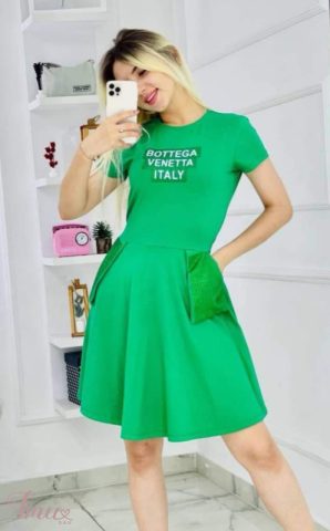 imusau.lt | parduodama žalia tampri suknele