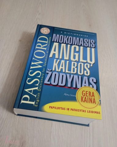 imusau.lt | parduodama Mokomasis anglų kalbos žodynas