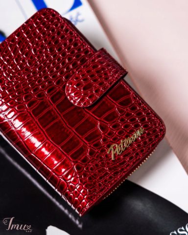 imusau.lt | parduodama moteriška raudona odinė Piniginė