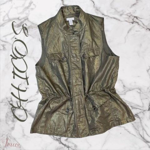 imusau.lt | parduodama Chico's auksinė liemenė iš lino ir medvilnės