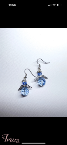 imusau.lt | parduodama Rankų darbo auskariukai ,,Angelas”