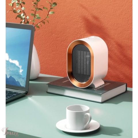 imusau.lt | parduodama 1200W mini nešiojamas stalinis šildytuvas biurui, namams (baltas)