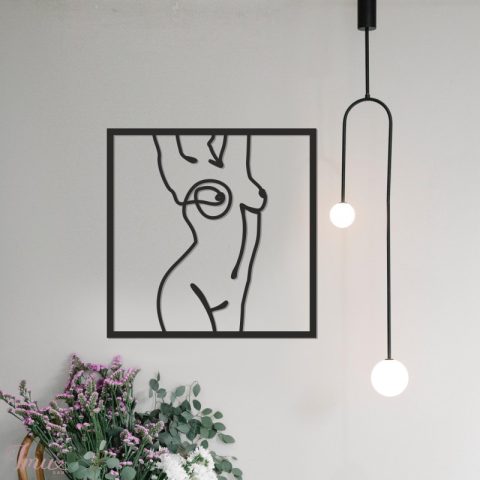 imusau.lt | parduodama METALINIS PAVEIKSLAS "NAKED WOMAN"