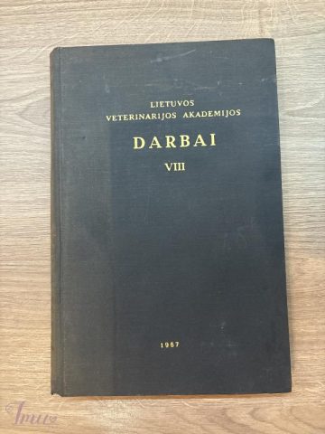 imusau.lt | parduodama Lietuvos Veterinarijos akademijos darbai VIII toma
