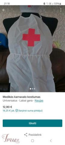 imusau.lt | parduodama naujas med.sesutės kostiumas