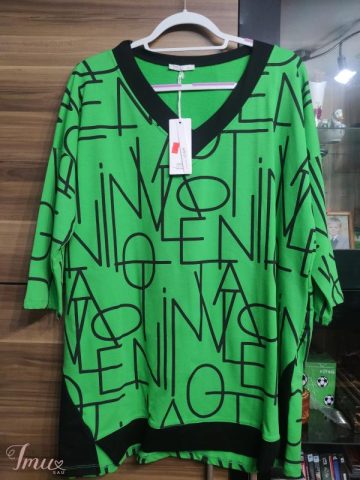 imusau.lt | parduodama Žalia palaidinė/tunika 3/4 rankovėmis nauja XL dydis