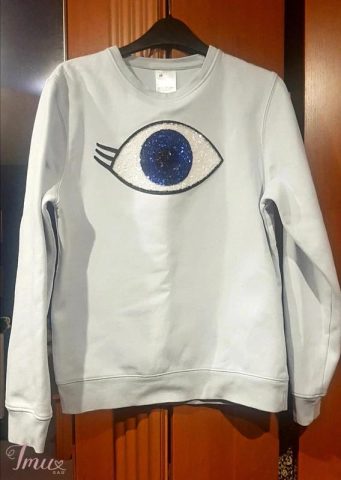 imusau.lt | parduodama Dangaus žydrumo bliuzonas su aplikacija