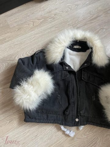 imusau.lt | listing Džinsinė striukė su kailiuku
