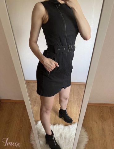 imusau.lt | parduodama Juoda džinsinė suknelė