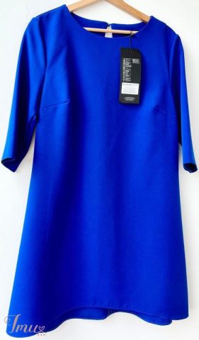 imusau.lt | parduodama nauja elegantiška moteriška mėlyna suknelė