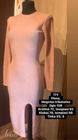 imusau.lt | parduodama Suknelė su skeltuku  priekyje - tinkanti XS ir S