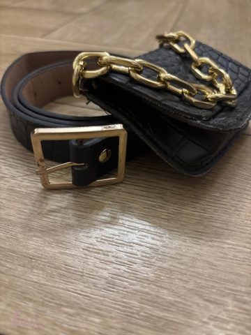 imusau.lt | parduodama Faux Leather Chain Pocket Belt