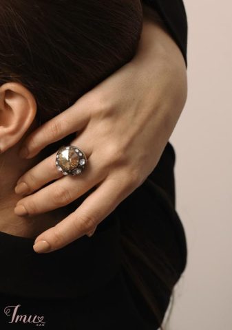imusau.lt | parduodama Žiedas su swarovski kristalais